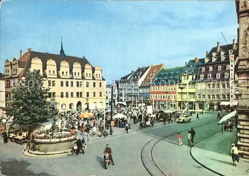 Naumburg Saale Wilhelm Pieck Platz Kat. Naumburg