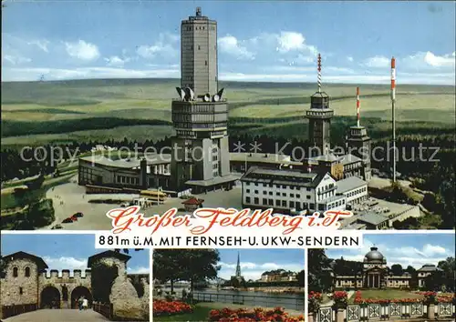 Feldberg Taunus Funkturm Schloss mit Park  Kat. Schmitten
