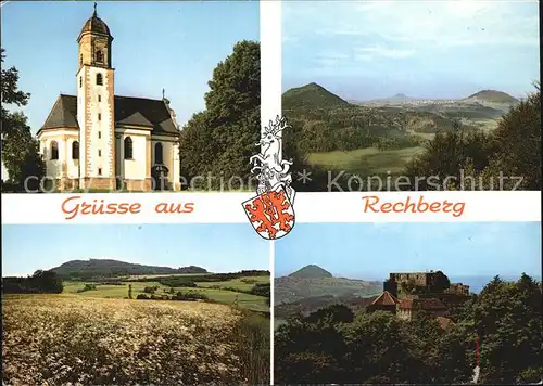 Rechberg Schwaebisch Gmuend Wallfahrtskirche Hochrechenberg Kaiserberge Burg Kat. Schwaebisch Gmuend