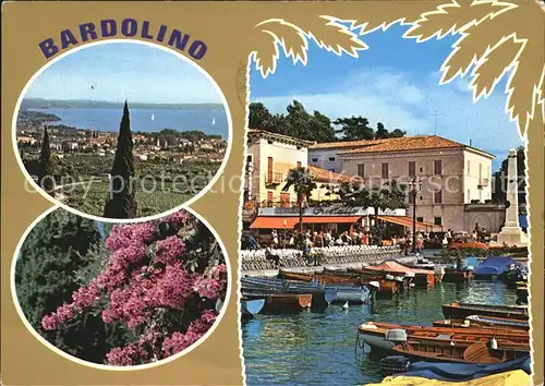 Bardolino Lago di Garda Teilansicht Hafen