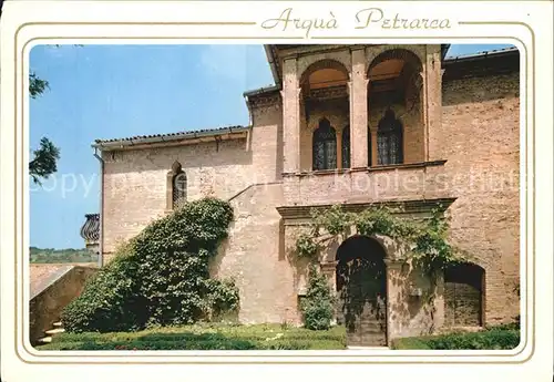 Arqua Petrarca Das Haus von Petrarca Kat. Ferrara