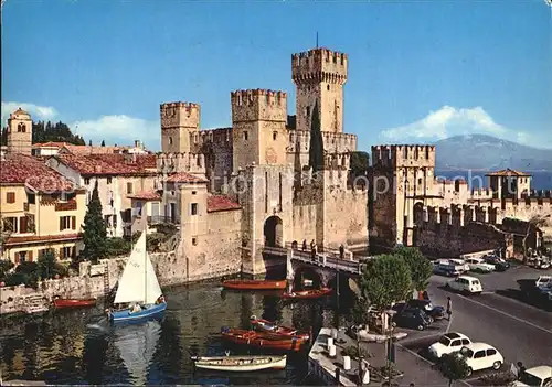 Sirmione Lago di Garda Schloss Kat. Italien