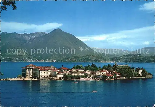 Isola Bella Gesamtansicht Kat. Lago Maggiore