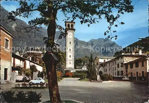 Chiavenna Platz Sankt Franziskus von Assisi Kat. Italien