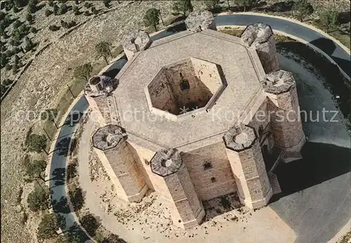 Castel del Monte Fliegeraufnahme vom Schloss Kat. Italien