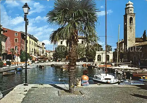 Lazise Lago di Garda Der Hafen Kat. Lazise