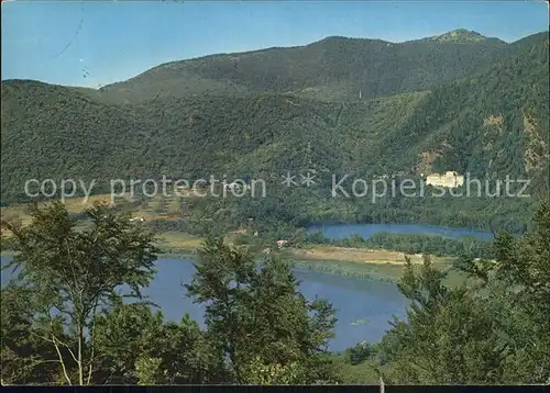 Monticchio Grosser See Kleiner See Gebirge Vulture Kat. Potenza
