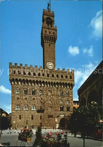 Firenze Toscana Signoriaplatz alter Palast Kat. Firenze