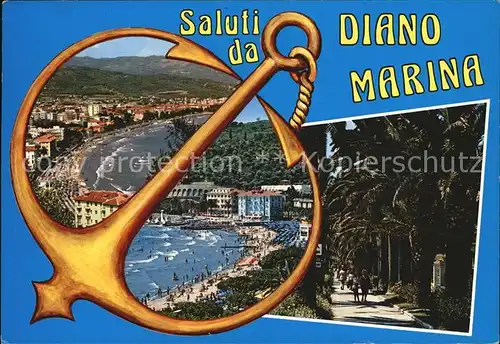 Diano Marina Strand  Kat. Italien
