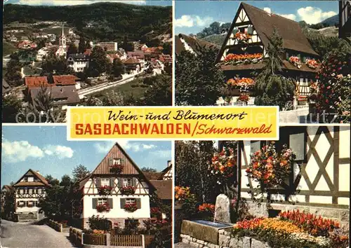 Sasbachwalden Stadtansicht Kat. Sasbachwalden