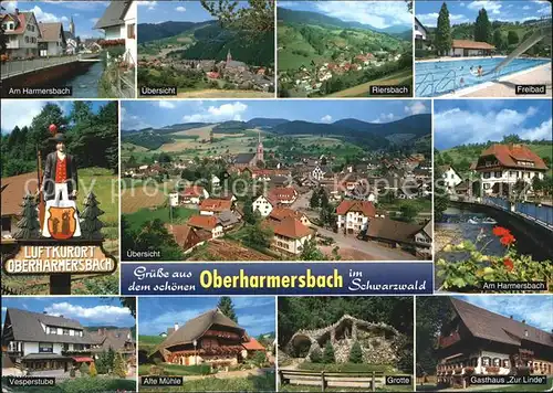 Oberharmersbach Freibad Vesperstube Alte Muehle  Kat. Oberharmersbach