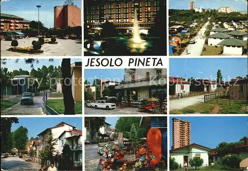 Pineta Jesolo Campingplatz Hochhaus Brunnen Kat. Jesolo Lido di Jesolo