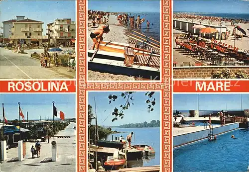 Rosolina Mare Schwimmbad Strand Campingplatz Kat. Rosolina