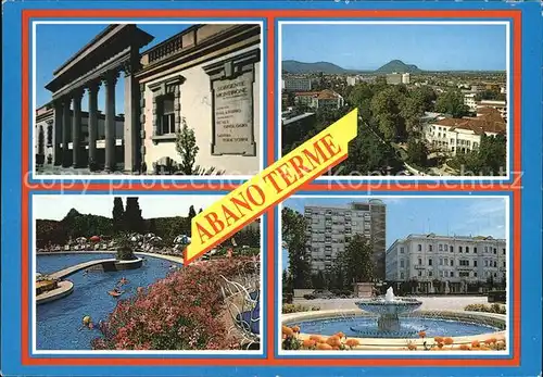 Abano Terme Kurzentrum Schwimmbad Brunnen Kat. Abano Terme