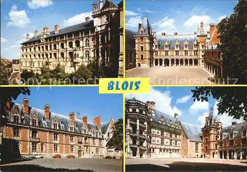 Blois Loir et Cher Le chateau la facade des Loges  Kat. Blois