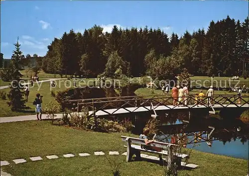 Bad Woerishofen Weiher im Kurpark Kat. Bad Woerishofen