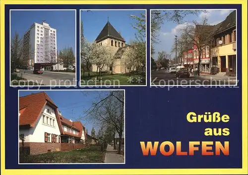 Wolfen Bitterfeld  Hotel Exelsior Katholische Kirche  Kat. Bitterfeld