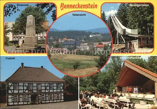 Benneckenstein Harz Sprungschanze Ehrenmal Freiheit 
