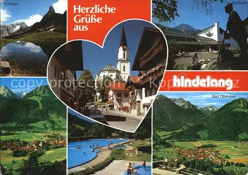 Hindelang Schneck Gesamtansicht Schwimmbad Bad Oberdorf Kat. Bad Hindelang