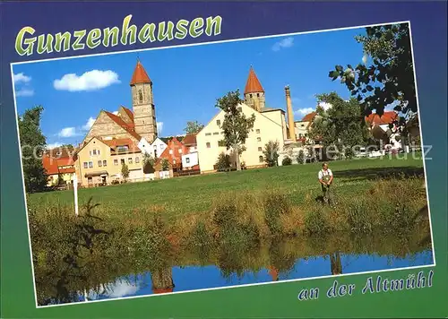 Gunzenhausen Altmuehlsee Partie an der Altmuehl Kat. Gunzenhausen