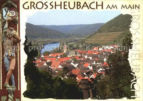 Grossheubach Gesamtansicht Kat. Grossheubach Main