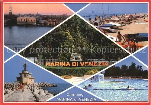 Punta Sabbioni Campingplatz Marina di Venezia Pool Strand Venedig  Kat. Venezia Venedig
