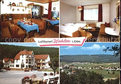 Wahlen Odenwald Gasthaus Pension Waldau Kat. Grasellenbach