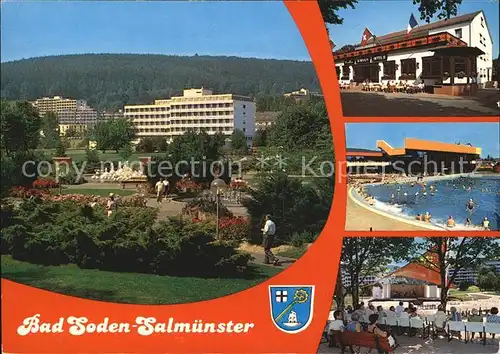 Bad Soden Salmuenster Kurpark Thermalbad Kurkonzerthalle Kat. Bad Soden Salmuenster