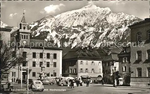 Bad Reichenhall Marktplatz Hochstaufen Kat. Bad Reichenhall