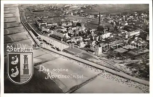 Borkum Nordseebad Luftbild Kat. Borkum
