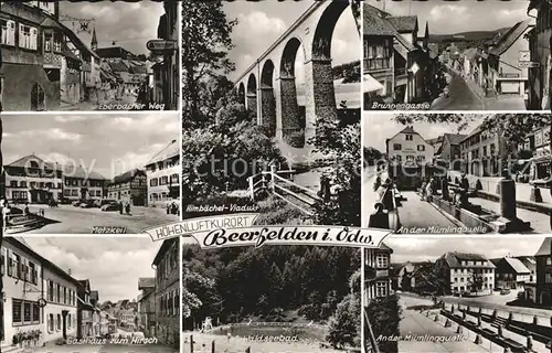 Beerfelden Odenwald Eberbacher Weg Brunnengasse Metzkeil Muemlingquelle Viadukt Kat. Beerfelden