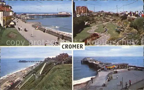 Cromer Uferpromenade Schiffanlegestelle Strand Kat. North Norfolk