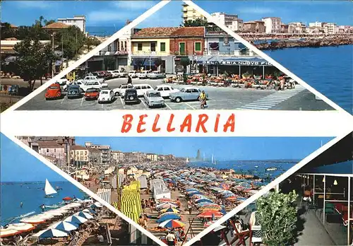 Bellaria Strand Ortsansicht  Kat. Rimini