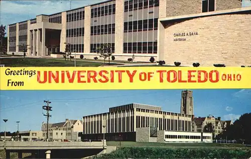 Toledo Ohio University Building Kat. Toledo