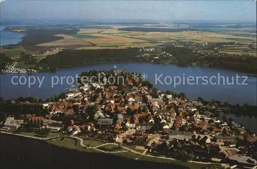 Ratzeburg Naturpark Lauenburgische Seen Fliegeraufnahme Kat. Ratzeburg