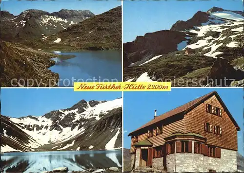 Hollersbach Pinzgau Neue Fuerther Huette Kratzenbergsee Schutzhaus Venedigergruppe Kat. Hollersbach im Pinzgau