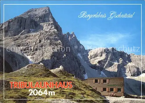 Tribulaun Tribulaunhaus Berghaus Gschnitztal Kat. Gschnitz