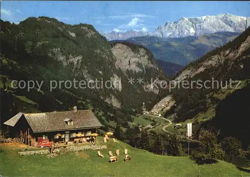 Dorfgastein Jausenstation Strohlehealm Hochkoenig Berchtesgadener Alpen Kat. Dorfgastein