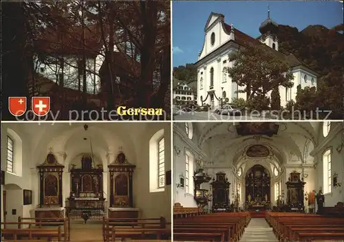 Gersau Vierwaldstaettersee Kath Pfarrkirche Kindli Kapelle /  /