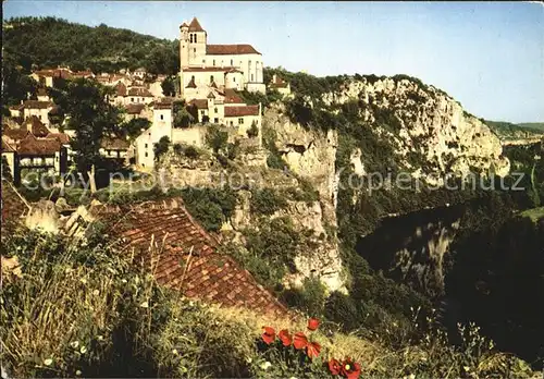 Saint Cirq Lapopie Premier Village de France Kat. Saint Cirq Lapopie