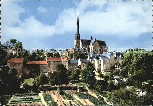 Pithiviers Loiret Vue sur la Ville Eglise Saint Salomon Saint Gregoire XVI siecle Kat. Pithiviers