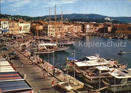 Saint Tropez Var Quai Suffren Port Bateaux Cote d Azur Kat. Saint Tropez