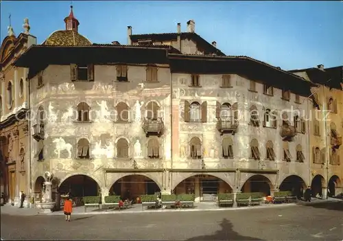 Trento Casa Rella con gli Affreschi del Fogolino XVI siecle Fresken Kat. Trento