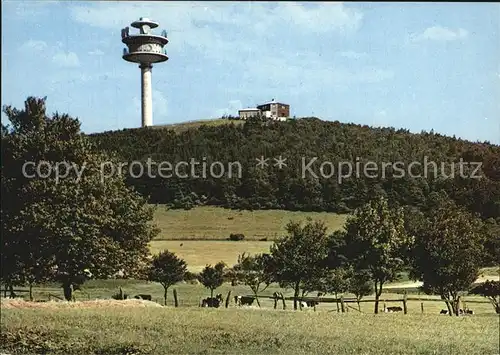 Koeterberg Berghotel und Gaststaette Turm Kat. Luegde
