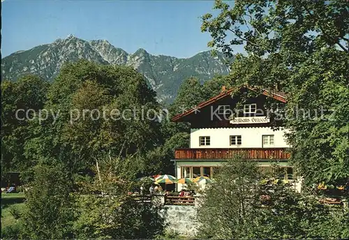 Garmisch Partenkirchen Berggasthof Hotel Pension Forsthaus Graseck Alpenblick Kat. Garmisch Partenkirchen