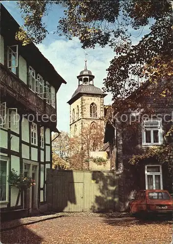 Hornburg Eisleben Fachwerkhaus Kirche Beatae Mariae Virginis Kat. Hornburg Eisleben