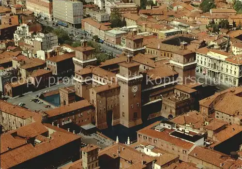 Ferrara Castello Estense dall aereo Schloss Kat. Ferrara