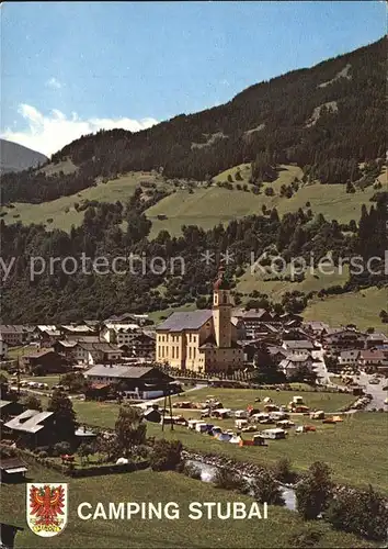 Neustift Stubaital Tirol Camping Stubai Kirche Kat. Neustift im Stubaital