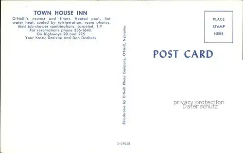 Oneill Town House inn Kat. Oneill