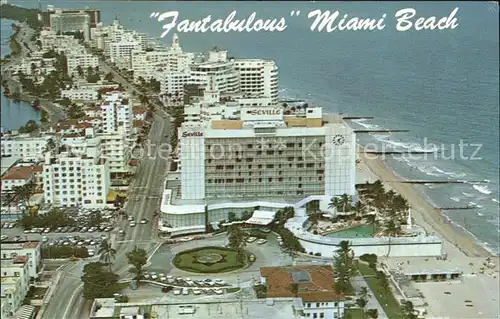 Miami Beach Fliegeraufnahme Hotel Row Kat. Miami Beach